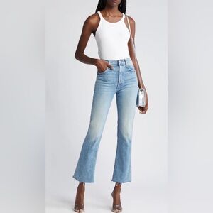 MOTHER Light Blue Flare Jeans